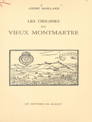 cover image of Les origines du vieux Montmartre